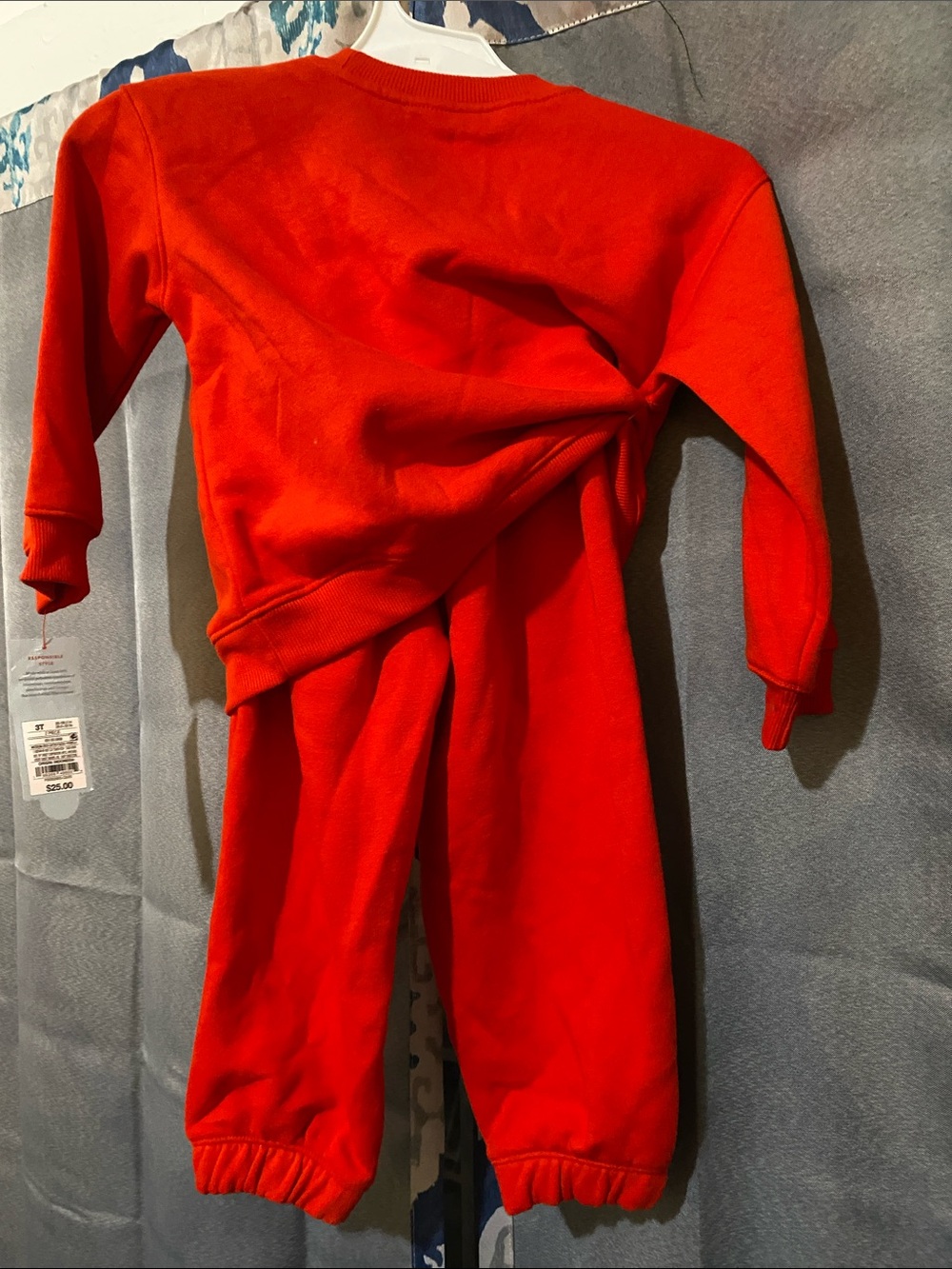Cat & Jack Red Ruffle Heart Two-Piece Set - Picture 4 of 4